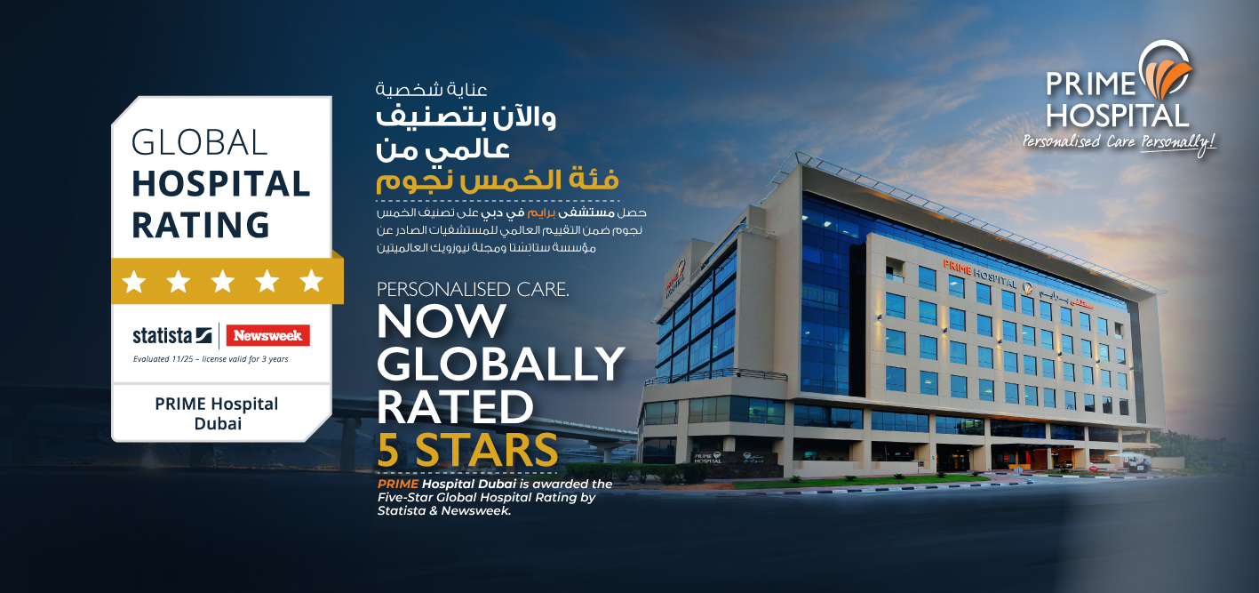 PRIME Hospital Dubai Awarded the 5-Star Global Hospital Rating by Newsweek & Statista